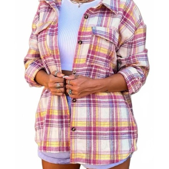 Ninexis Jackets & Blazers - Ninexis Flannel Plaid Jacket.  Size 3XL.  Excellent condition.
